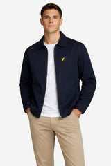 Lyle & Scott Lightweight Enzyme Wash Overshirt Dark Navy Northern