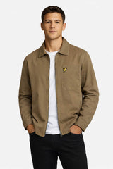 Lyle & Scott Lightweight Enzyme Wash Overshirt Khaki Ash Northern