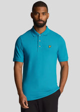 Lyle & Scott Men’s Plain Polo Shirt Leisure Blue Northern Ireland