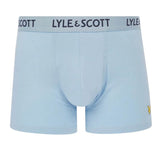 Lyle & Scott Mens 3 Pack Boxers Barclay Blue Horizon/Chambray
