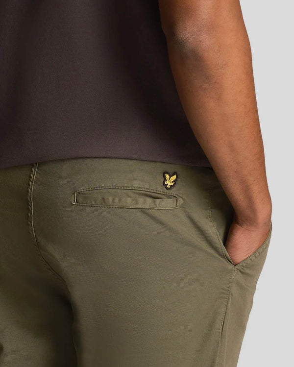 Lyle & Scott Mens Anfield Chino Shorts Olive Northern Ireland Belfast
