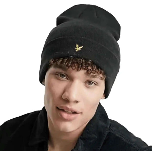 Lyle & Scott Beanie - Black - Hats