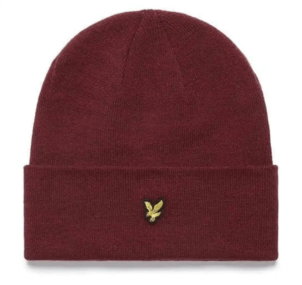 Lyle & Scott Beanie - Burgundy