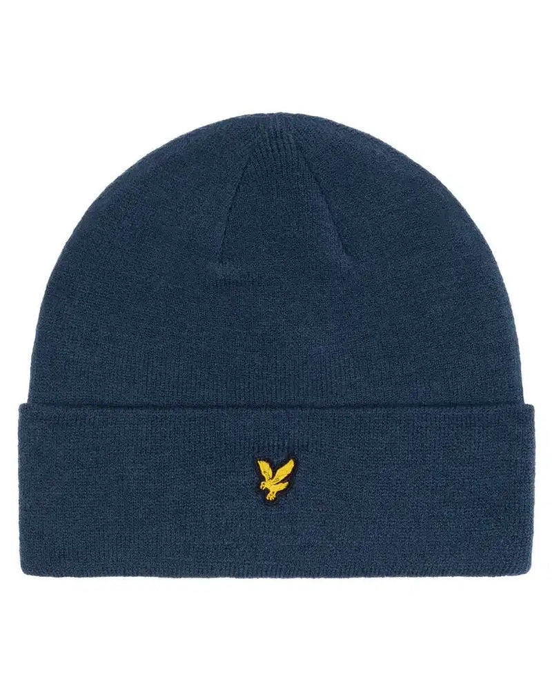 Lyle & Scott Mens Beanie Hat Dark Navy Northern Ireland Belfast