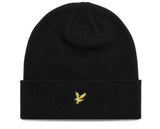 Lyle & Scott Mens Beanie Hat Jet Black Northern Ireland Belfast