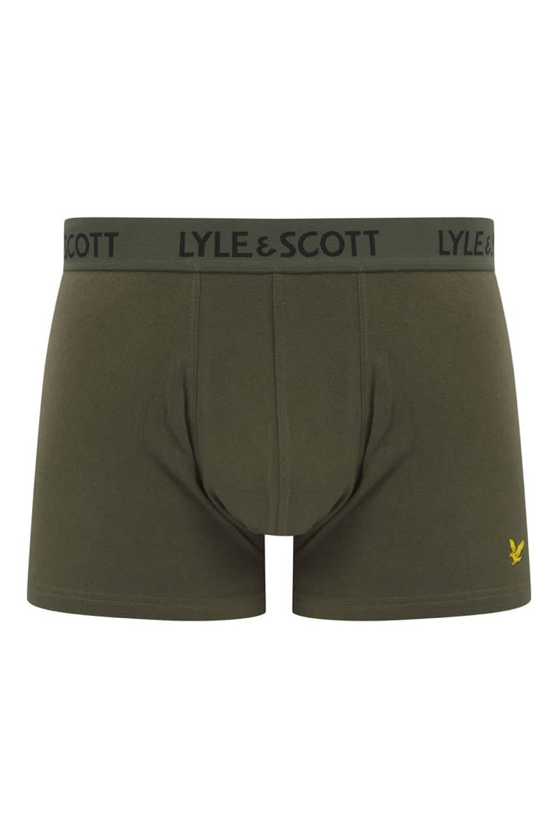 Lyle & Scott Men’s Boxers Barclay 3 - Pack Cotton Briefs Dark