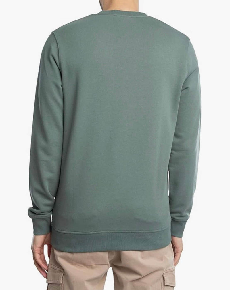 Lyle & Scott Mens Crew Neck Sweatshirt Green Mercurial Northern