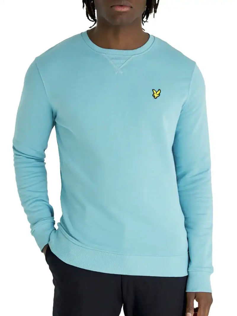 Lyle & Scott Mens Crew Neck Sweatshirt ML424VOG-W990 Alpine Sky