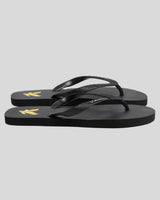 Lyle & Scott Mens Flip Flops Jet Black Northern Ireland Belfast