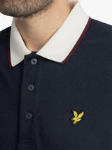 Lyle & Scott Mens Half Tipped Polo Shirt Navy Northern Ireland Belfast