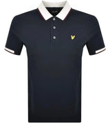 Lyle & Scott Mens Half Tipped Polo Shirt Navy Northern Ireland Belfast