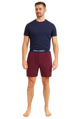 Lyle & Scott Mens Kyle Pyjamas Set Ruby Wine Gingham Northern Ireland