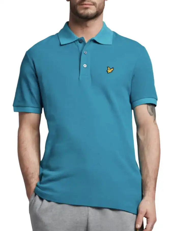 Lyle & Scott Men’s Milano Trim Polo Shirt Barrack Blue Ballynahinch