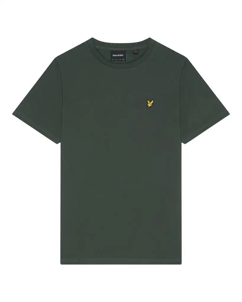 Lyle & Scott Mens Pique T-Shirt Deep Green Northern Ireland Belfast