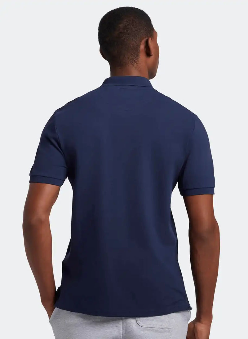 Lyle & Scott Plain Polo Shirt Dark Navy - Shirts & Tops