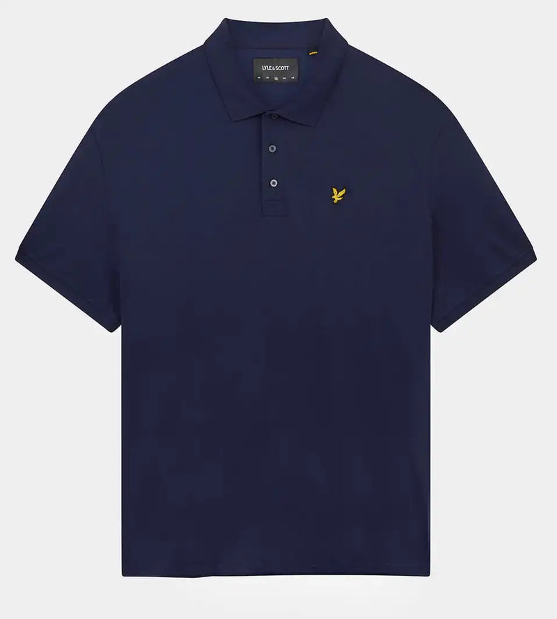 Lyle & Scott Plain Polo Shirt Dark Navy - Shirts & Tops