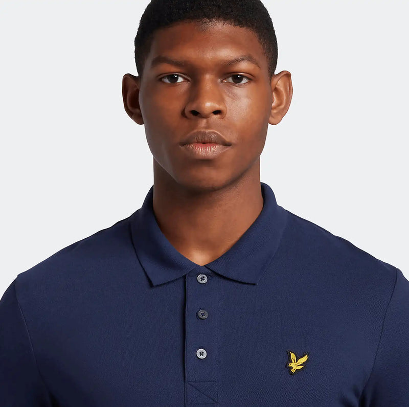 Lyle & Scott Plain Polo Shirt Dark Navy - Shirts & Tops