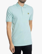 Lyle & Scott Mens Plain Polo Shirt Future Blue Northern Ireland