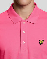 Lyle & Scott Mens Plain Polo Shirt Hot Pink Northern Ireland Belfast