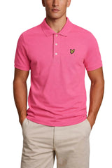 Lyle & Scott Mens Plain Polo Shirt Hot Pink Northern Ireland Belfast