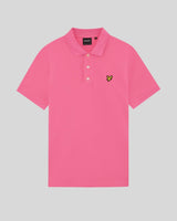 Lyle & Scott Mens Plain Polo Shirt Hot Pink Northern Ireland Belfast