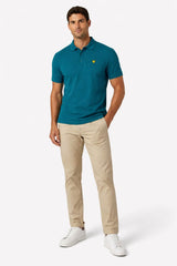 Lyle & Scott Mens Plain Polo Shirt Lagoon Northern Ireland Belfast