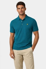 Lyle & Scott Mens Plain Polo Shirt Lagoon Northern Ireland Belfast