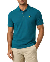 Lyle & Scott Mens Plain Polo Shirt Lagoon Northern Ireland Belfast