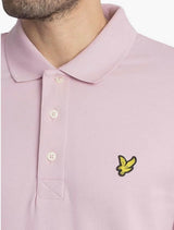 Lyle & Scott Mens Plain Polo Shirt Pink Light Northern Ireland Belfast