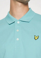 Lyle & Scott Mens Plain Polo Shirt SP400VOG Alpine Sky Ballynahinch