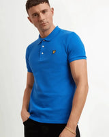 Lyle & Scott Plain Polo Shirt Bright Blue