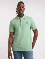 Lyle & Scott Men’s Plain Polo Shirt Turquoise Shadow Northern