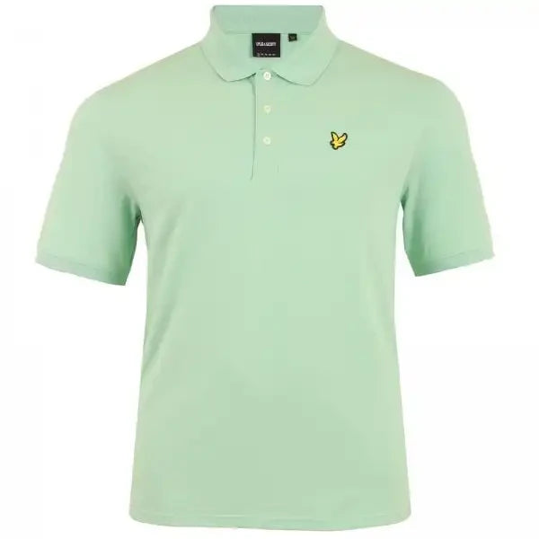 Lyle & Scott Men’s Plain Polo Shirt Turquoise Shadow Northern