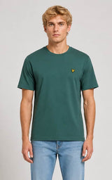 Lyle & Scott Mens Plain T-Shirt Everglade Green Northern Ireland