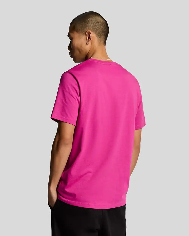 Lyle & Scott Mens Plain T-Shirt Fuchsia Northern Ireland Belfast