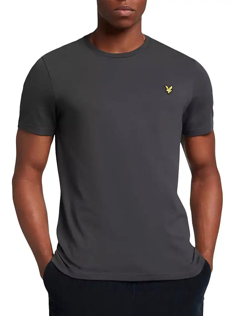 Lyle & Scott Mens Plain T-Shirt TS400VOG Gunmetal Grey Ballynahinch