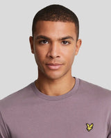 Lyle & Scott Mens Plain T-Shirt Highland Mauve Northern Ireland