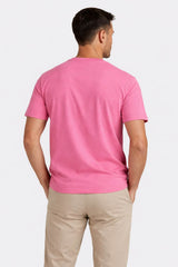 Lyle & Scott Mens Plain T-Shirt Hot Pink Northern Ireland Belfast