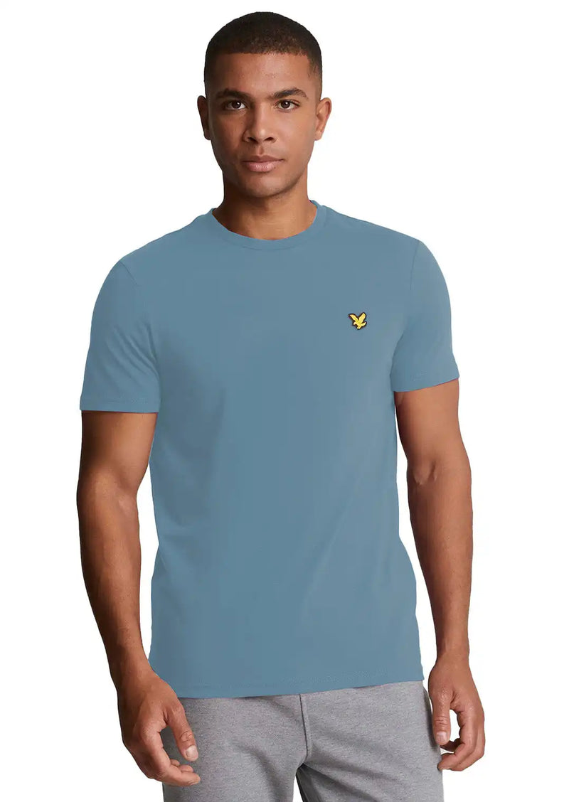 Lyle & Scott Mens Plain T-Shirt Mist Blue Northern Ireland Belfast