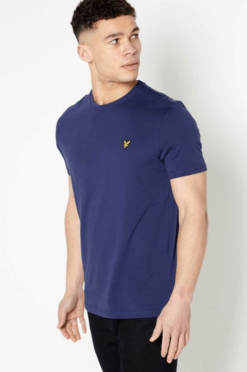 Lyle & Scott Plain T-Shirt Navy - Shirts & Tops