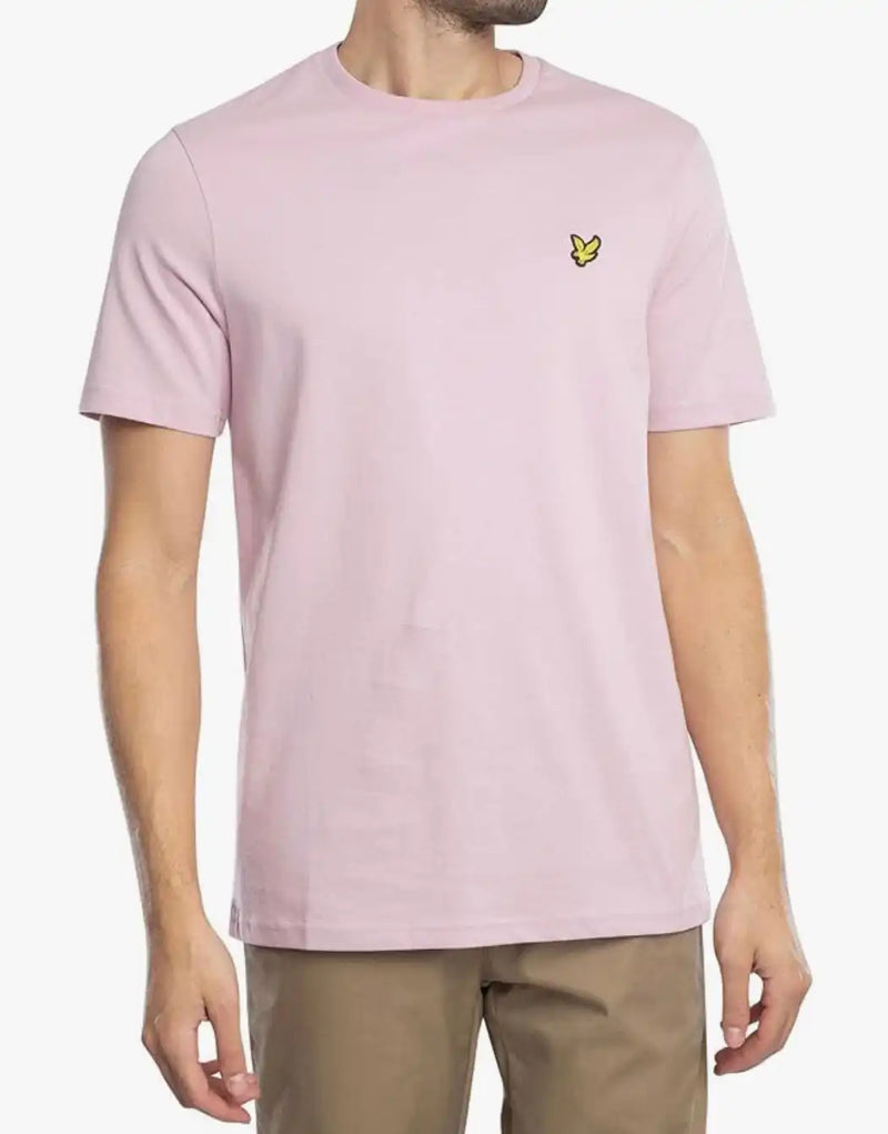 Lyle & Scott Mens Plain T-Shirt Pink Light Northern Ireland Belfast