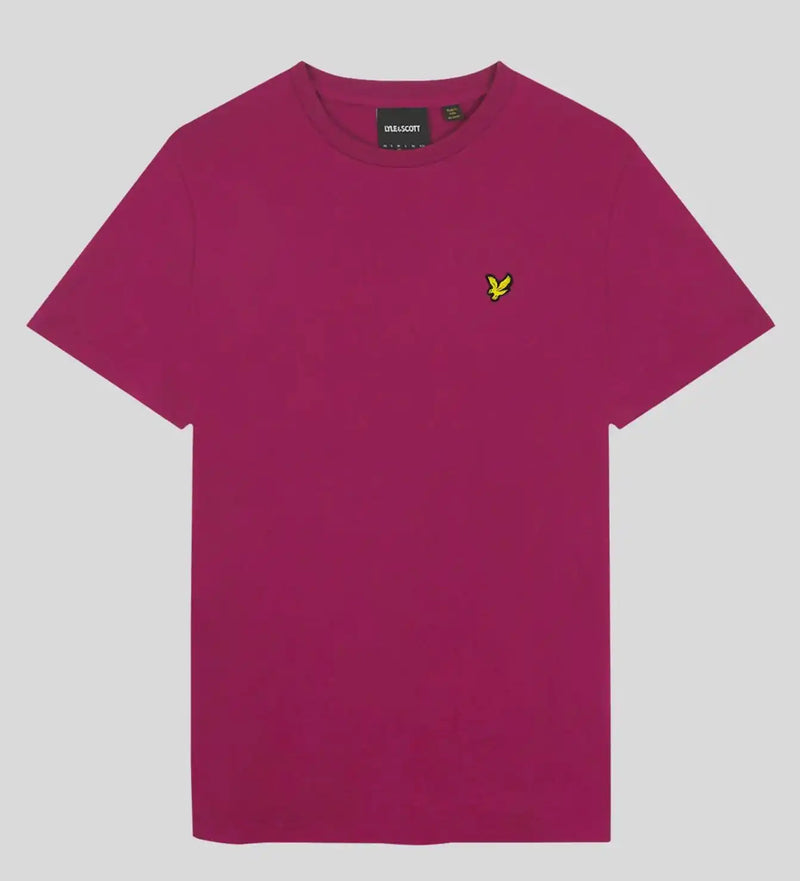 Lyle & Scott Men’s Plain T-Shirt Rich Burgundy Northern Ireland