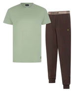 Lyle & Scott Mens Pyjamas Cash Tea - Seal Brown Northern Ireland