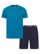 Lyle & Scott Mens Pyjamas Set Charlie Blue Sapphire/Peacoat Northern