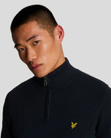 Lyle & Scott Mens Quarter Zip Jumper Dark Navy Northern Ireland