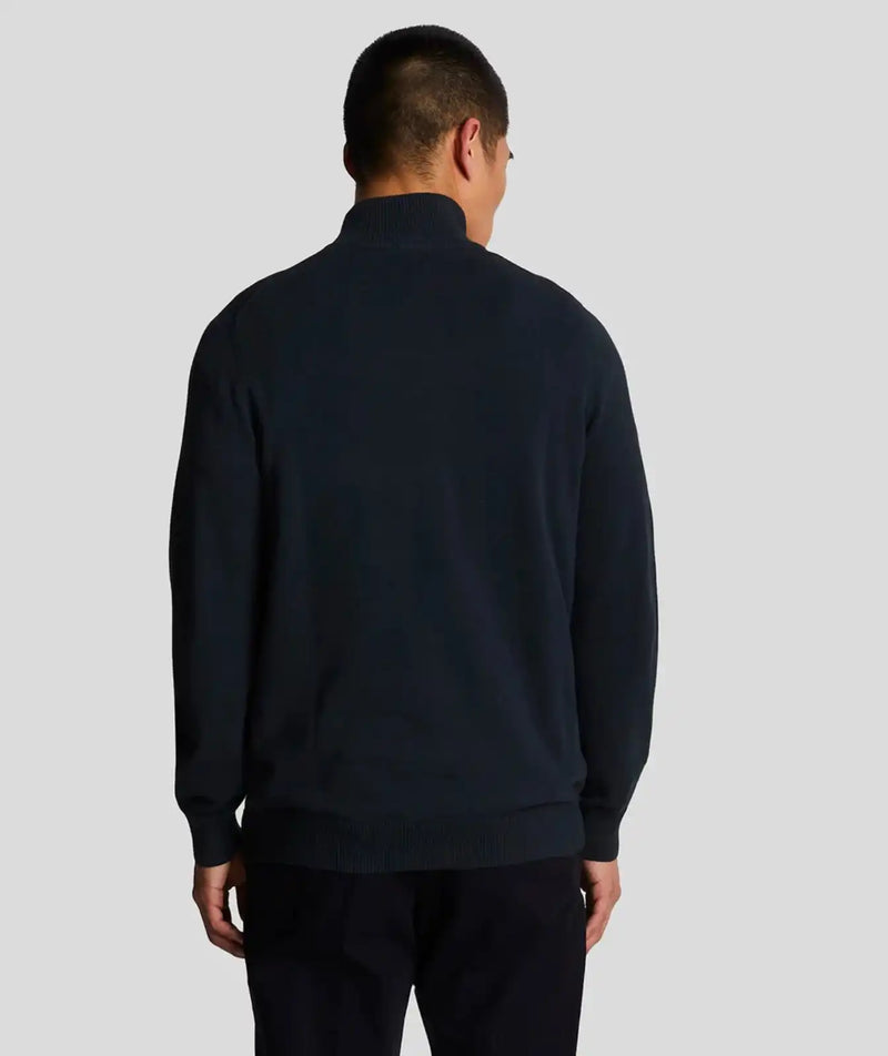 Lyle & Scott Mens Quarter Zip Jumper Dark Navy Northern Ireland