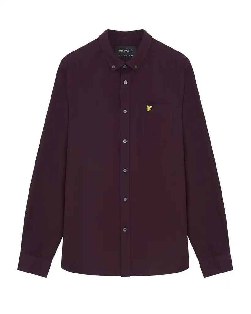 Lyle & Scott Mens Regular Fit Light Weight Oxford Shirt LW1302VOG