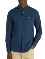 Lyle & Scott Mens Regular Fit Oxford Shirt LW1302VOG Apres Navy