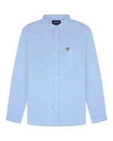 Lyle & Scott Mens Regular Fit Oxford Shirt Riviera Blue Northern
