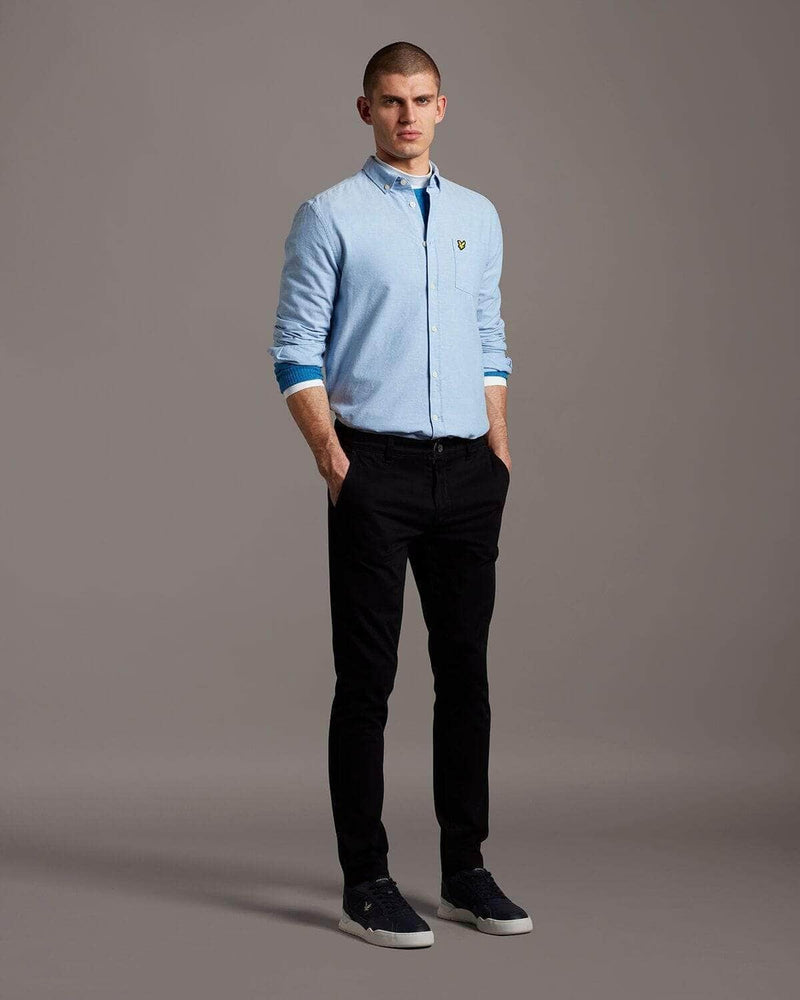Lyle & Scott Regular Fit Oxford Shirt Riviera Blue